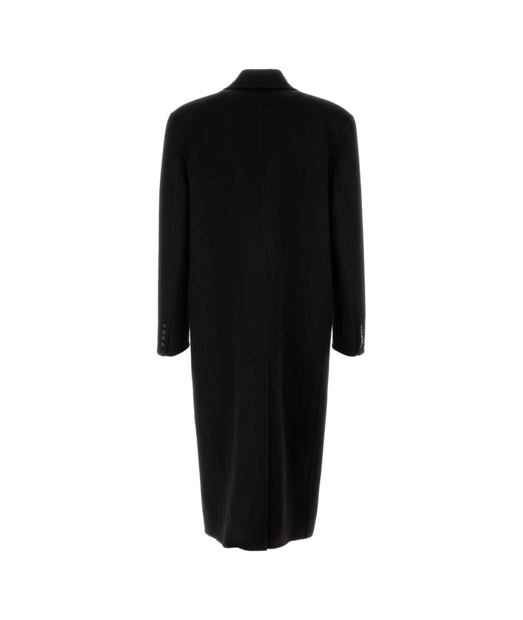 SAINT LAURENT Черное кашемировое пальто, фото 2