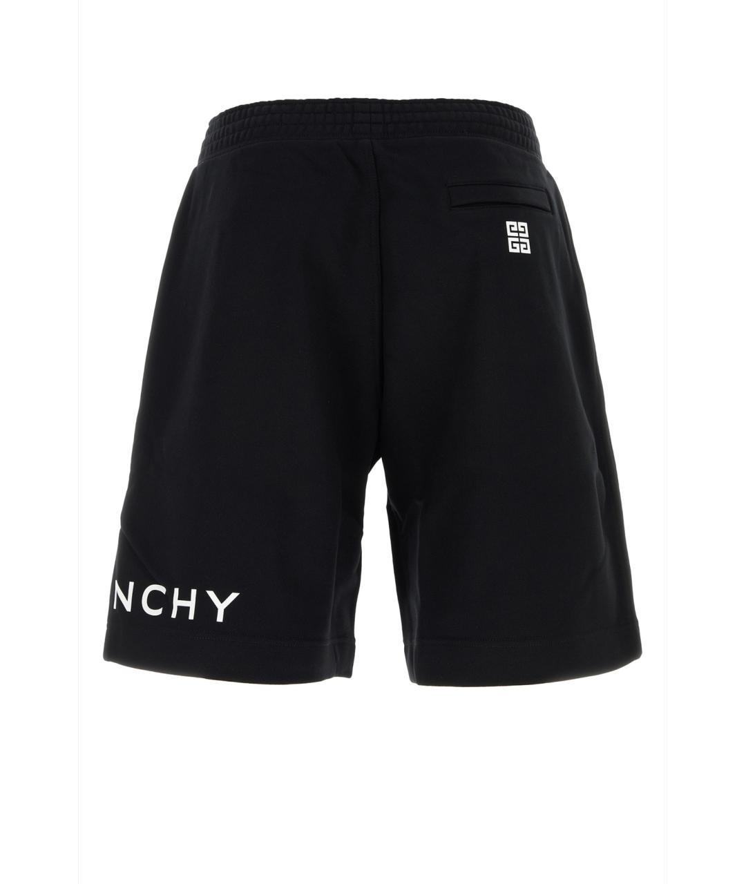 GIVENCHY Черные хлопковые шорты, фото 2