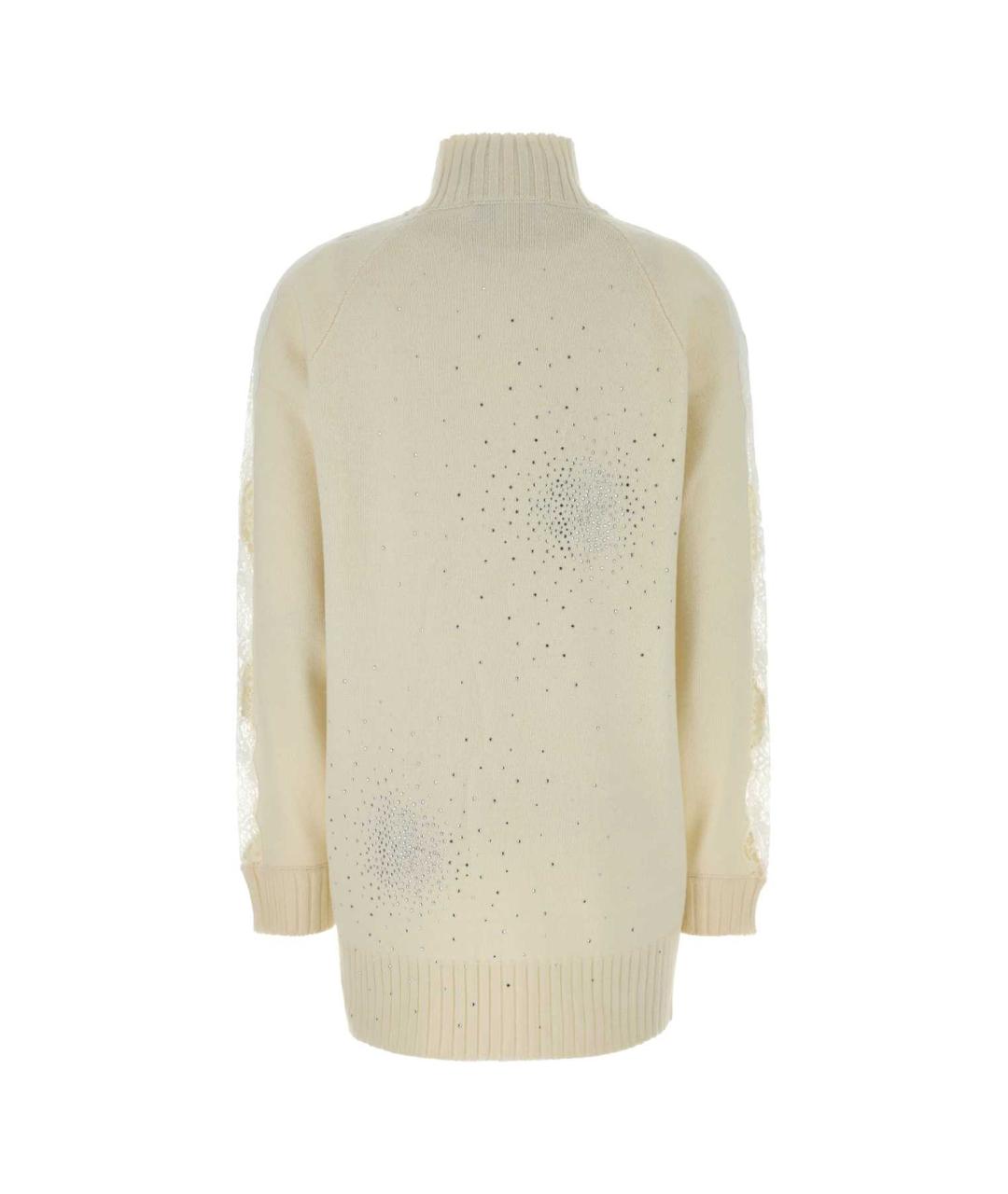 GIUSEPPE DI MORABITO Белый шерстяной джемпер / свитер, фото 2