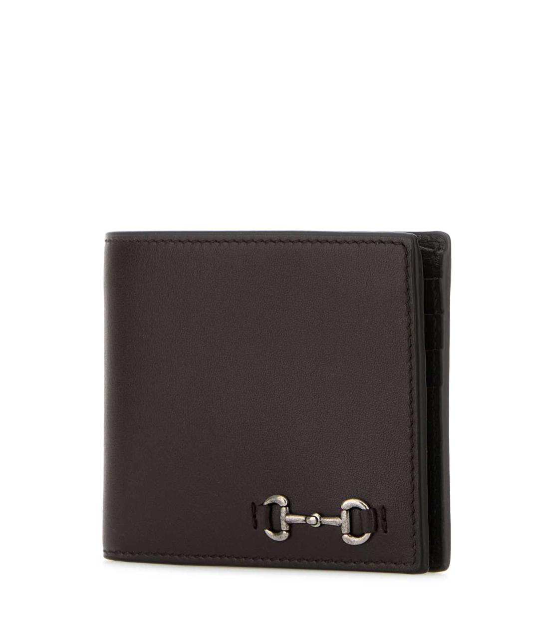 GUCCI Коричневый кожаный кошелек, фото 2