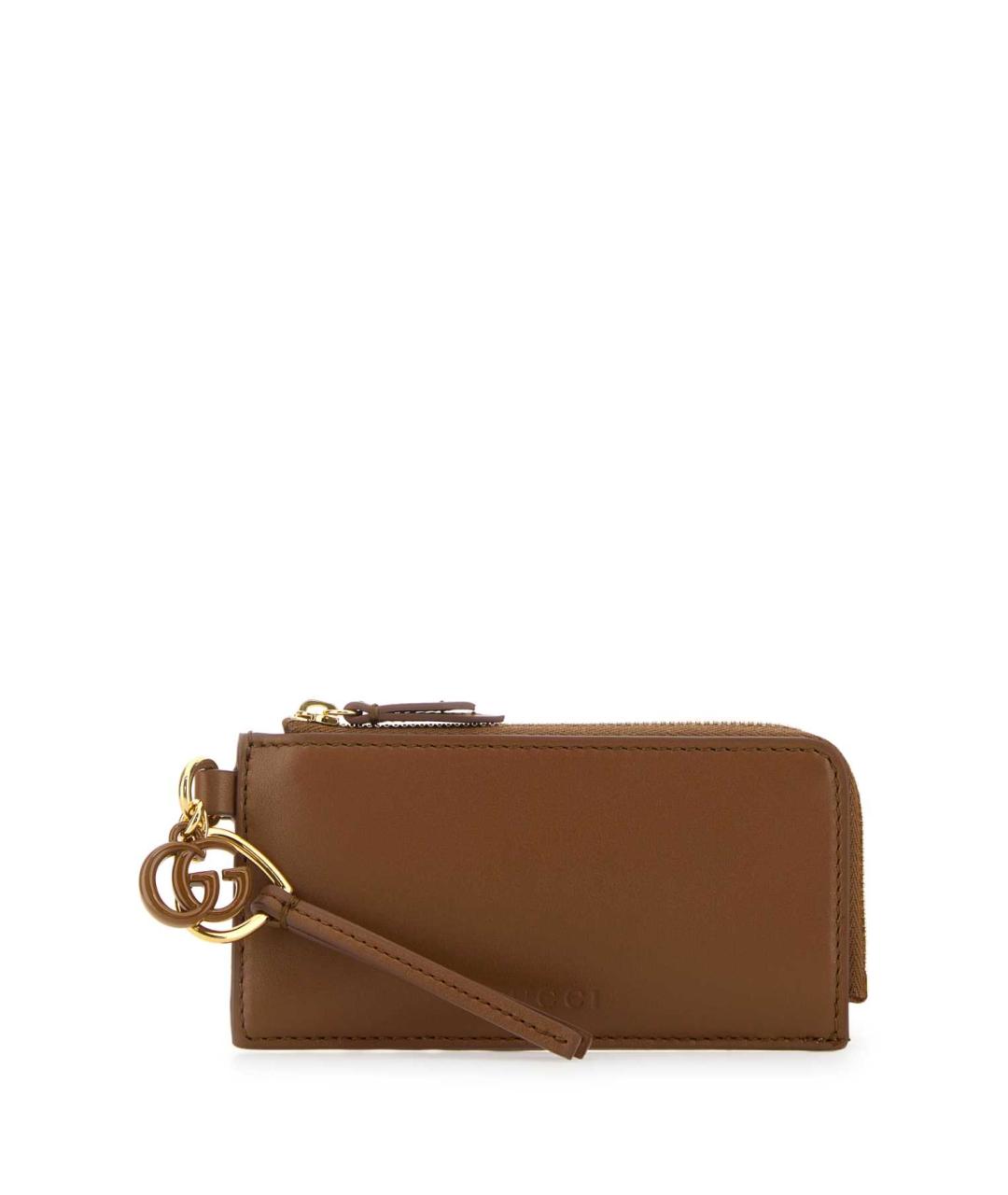 GUCCI Коричневый кожаный кошелек, фото 1