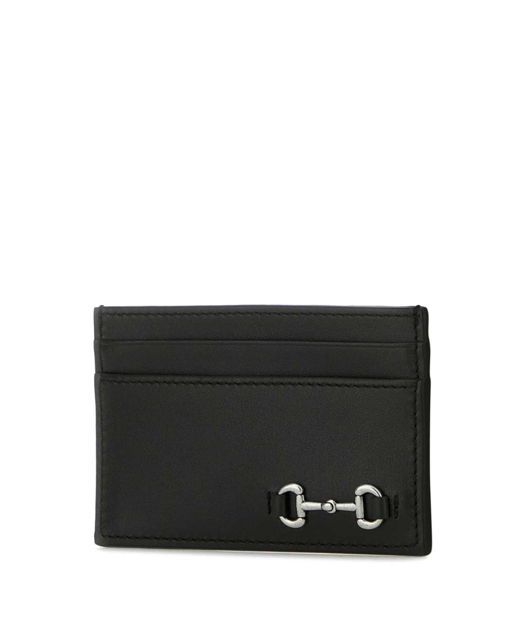 GUCCI Черный кожаный кардхолдер, фото 2