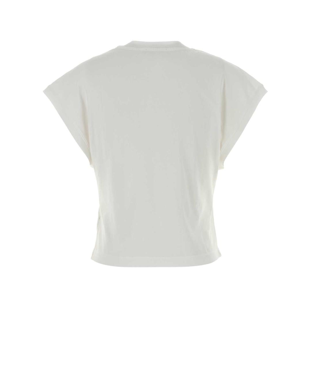 AGOLDE Белая хлопковая футболка, фото 2