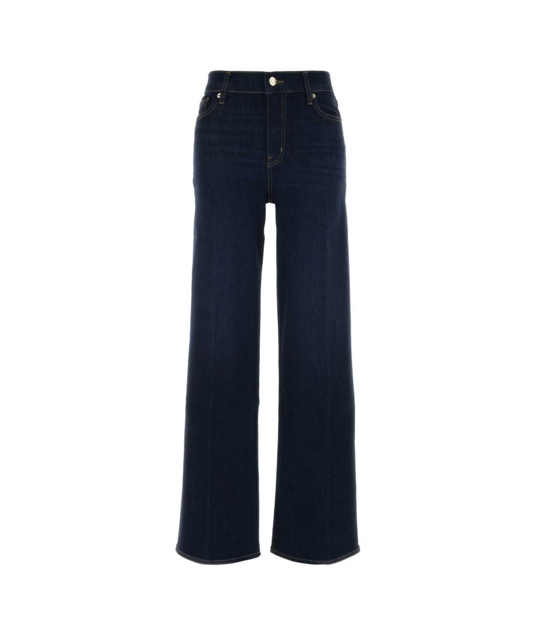 FRAME Синие хлопковые прямые джинсы, фото 1