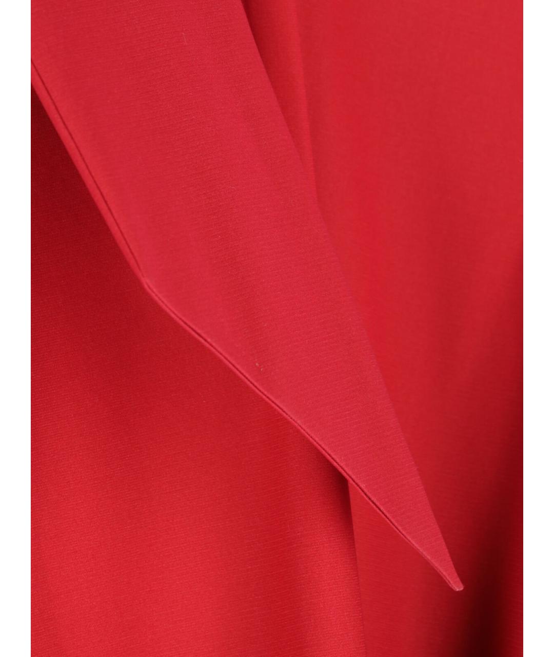 SAINT LAURENT Красная шелковая блузы, фото 5