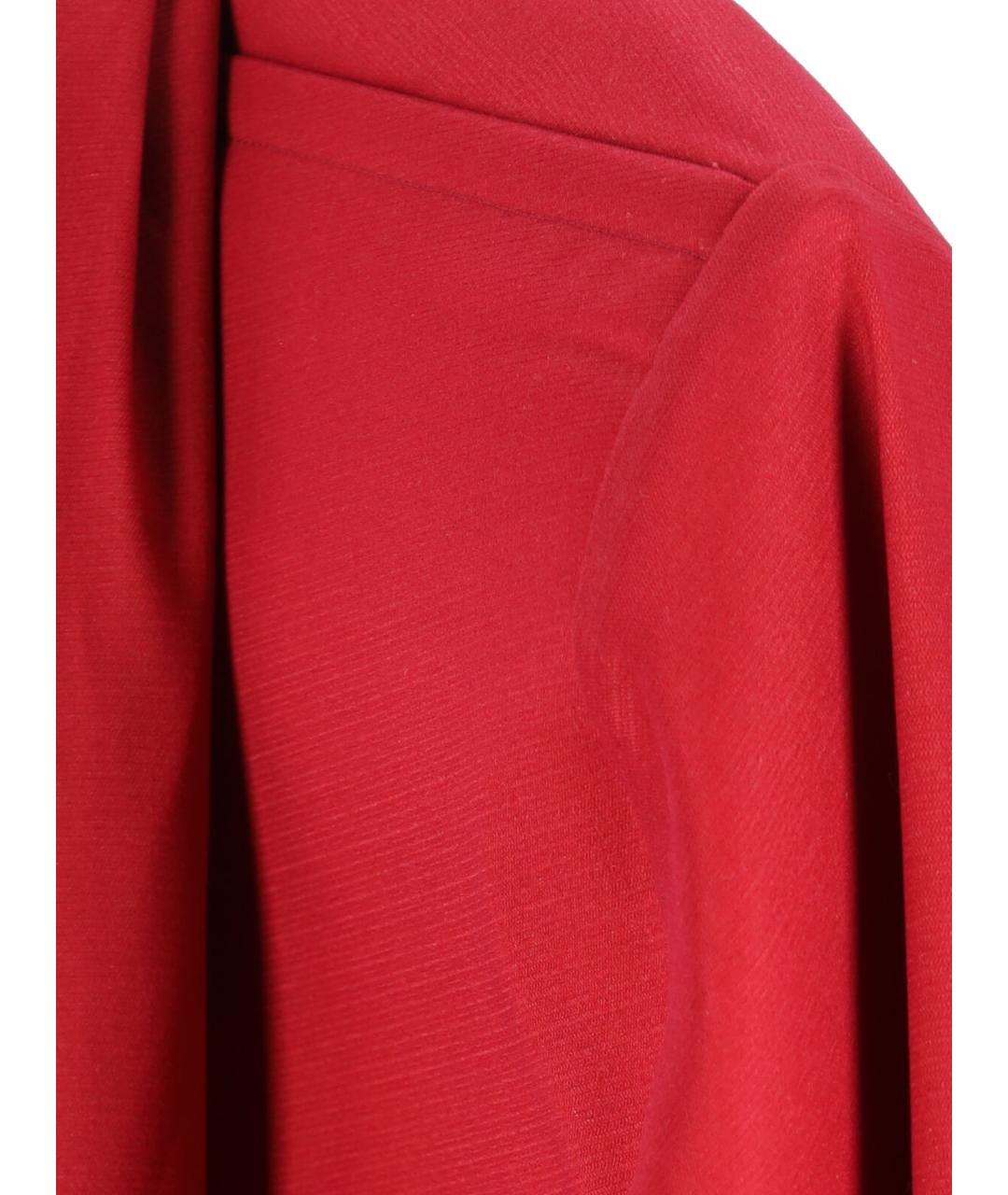 SAINT LAURENT Красная шелковая блузы, фото 4