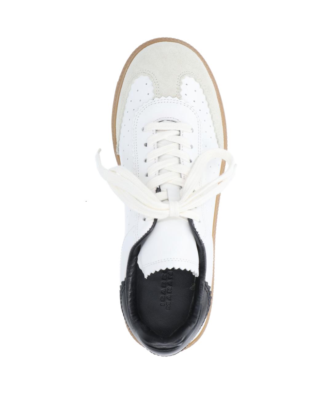 ISABEL MARANT Белые кожаные кроссовки, фото 5