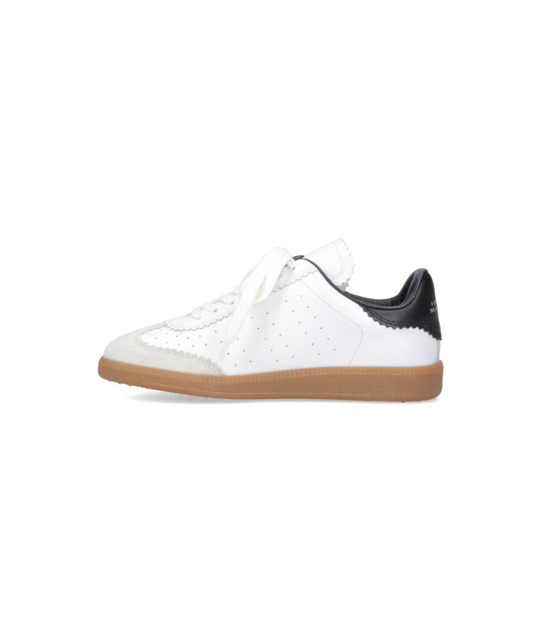 ISABEL MARANT Белые кожаные кроссовки, фото 3