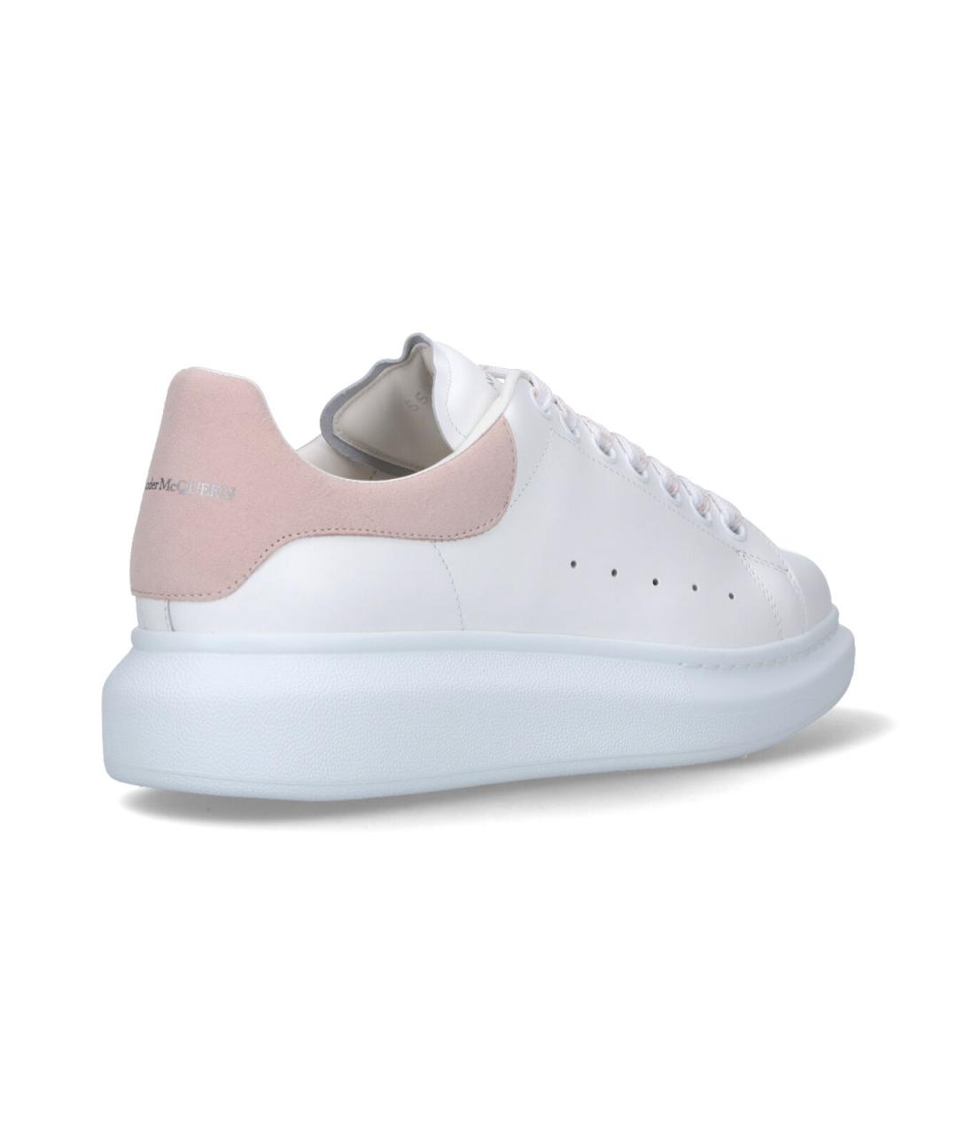 ALEXANDER MCQUEEN Белые кожаные кеды, фото 4