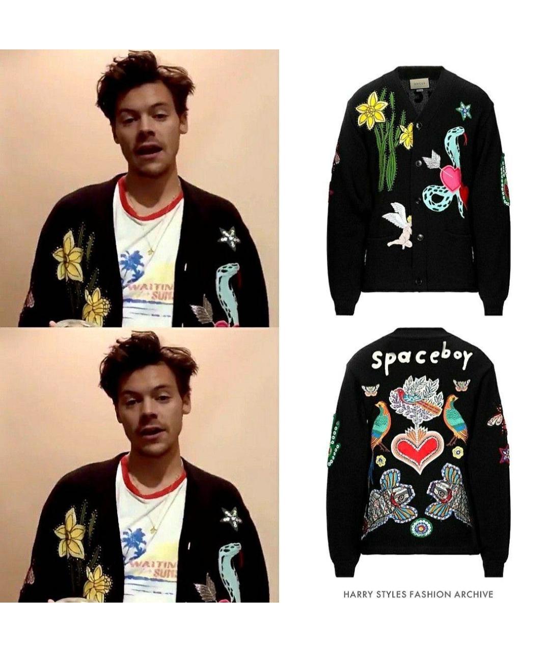 GUCCI Черный шерстяной кардиган, фото 5