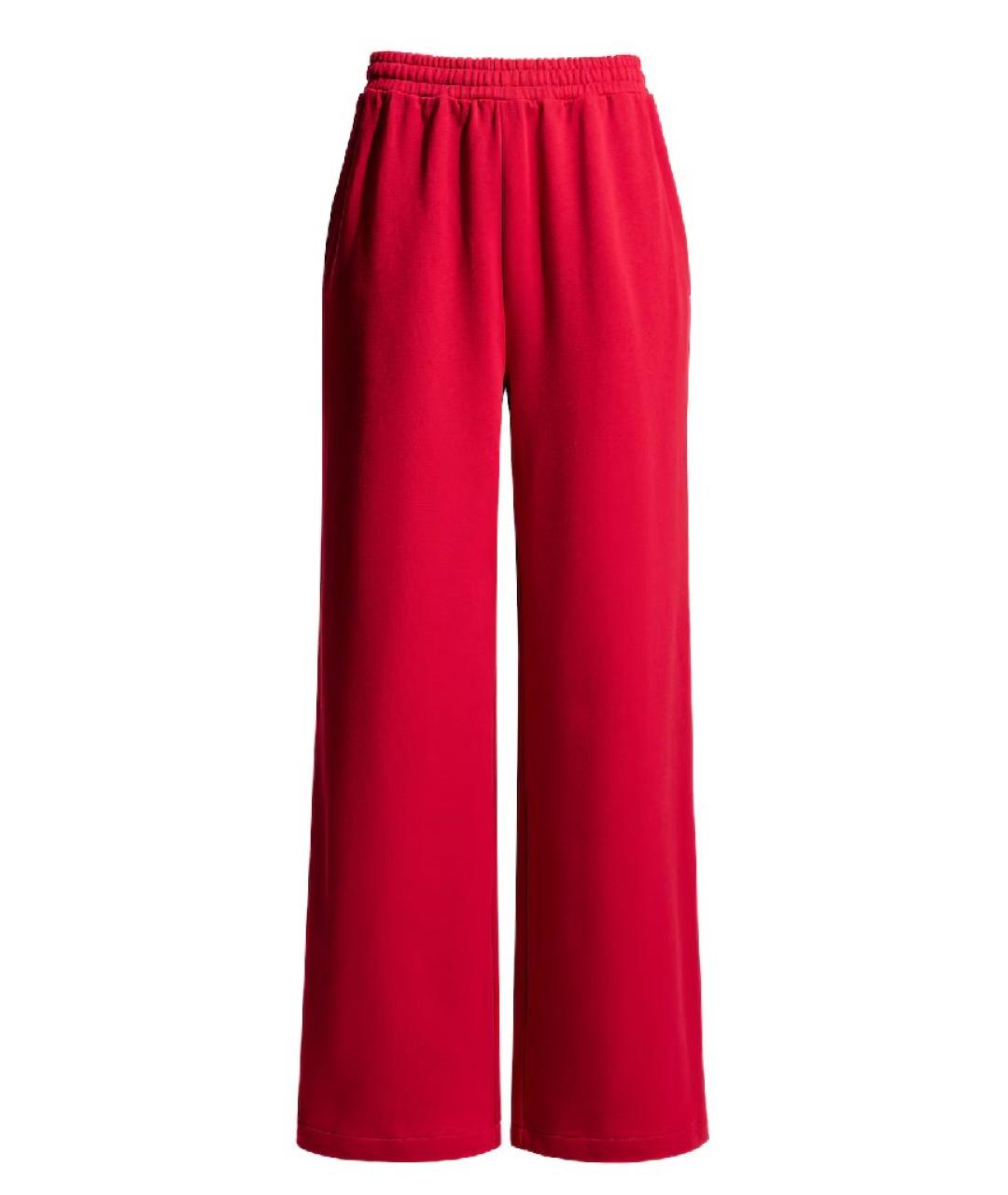 MAGDA BUTRYM Красные хлопковые спортивные брюки и шорты, фото 1