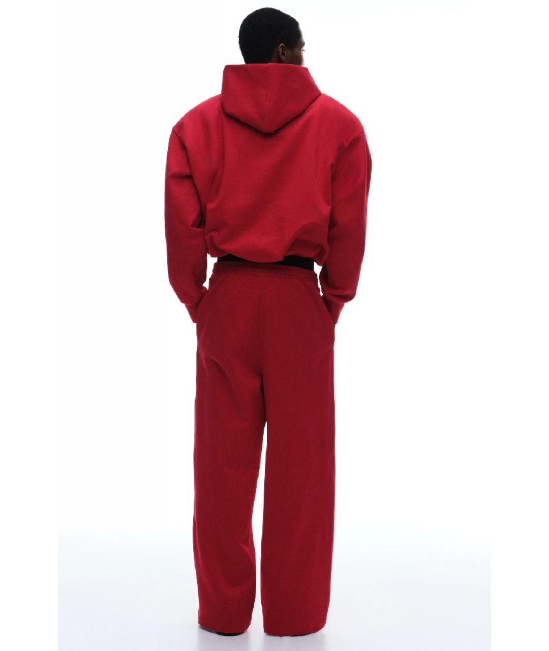 MAGDA BUTRYM Красные хлопковые спортивные брюки и шорты, фото 4