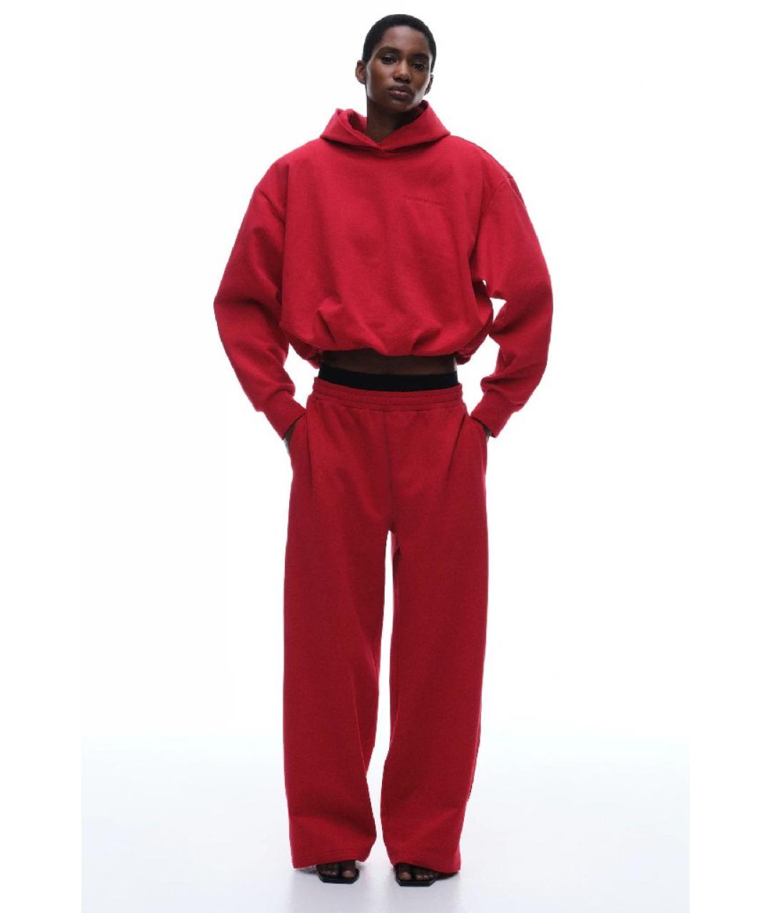 MAGDA BUTRYM Красные хлопковые спортивные брюки и шорты, фото 2