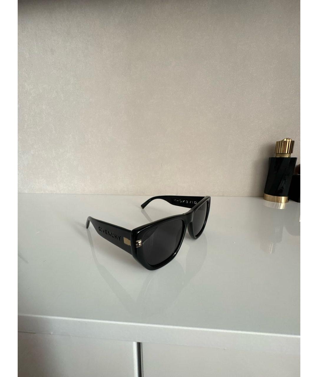 GIVENCHY Черные пластиковые солнцезащитные очки, фото 2