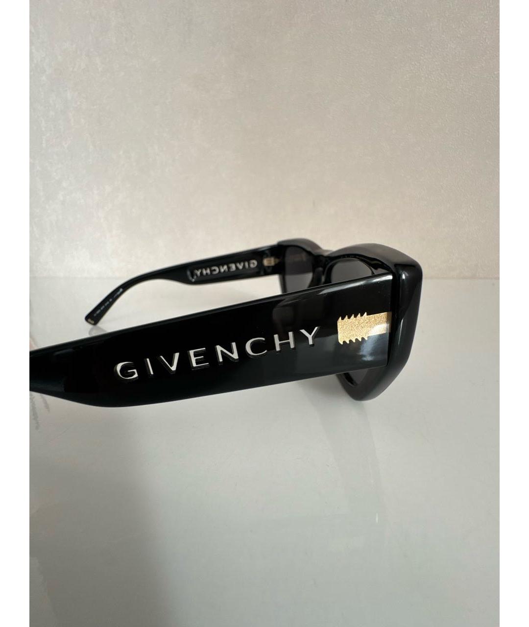 GIVENCHY Черные пластиковые солнцезащитные очки, фото 3