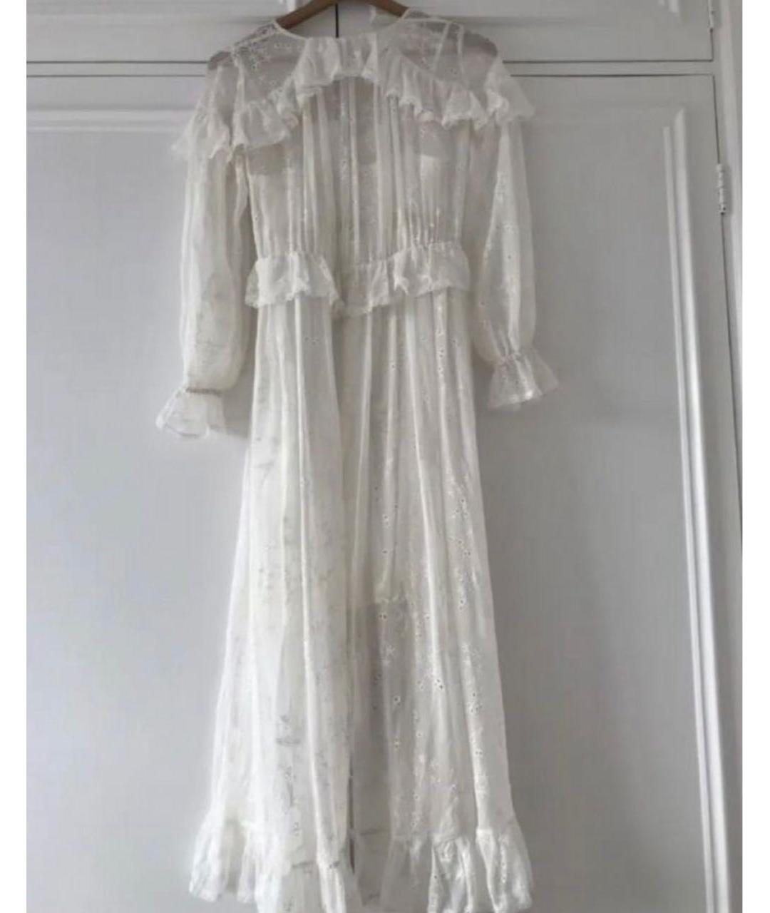 ZIMMERMANN Белое хлопковое повседневное платье, фото 5