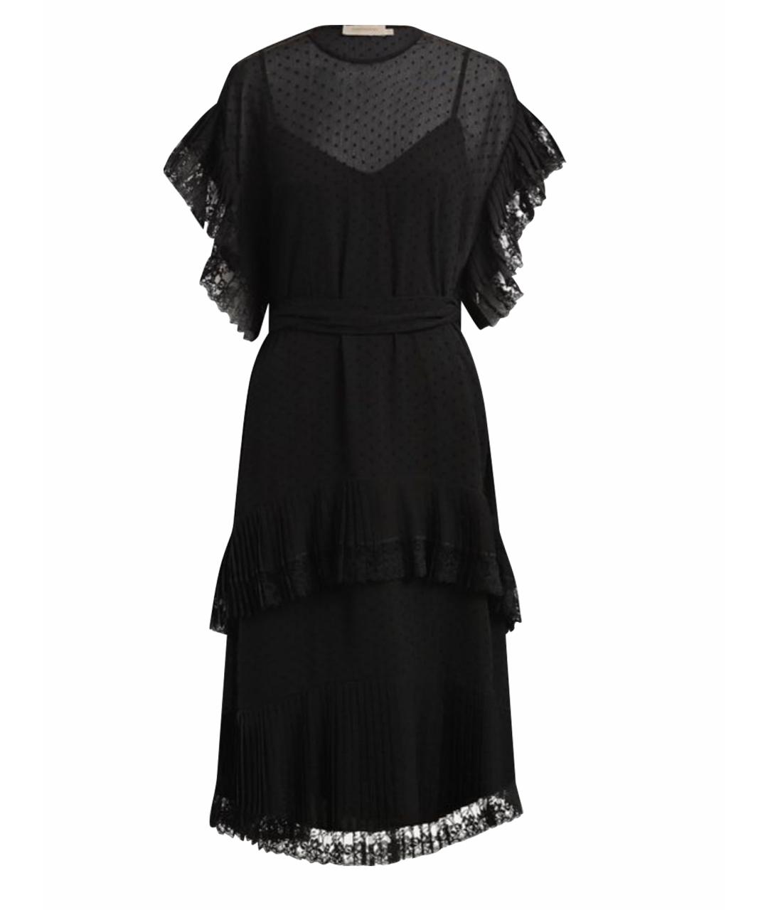 ZIMMERMANN Черное полиэстеровое коктейльное платье, фото 1