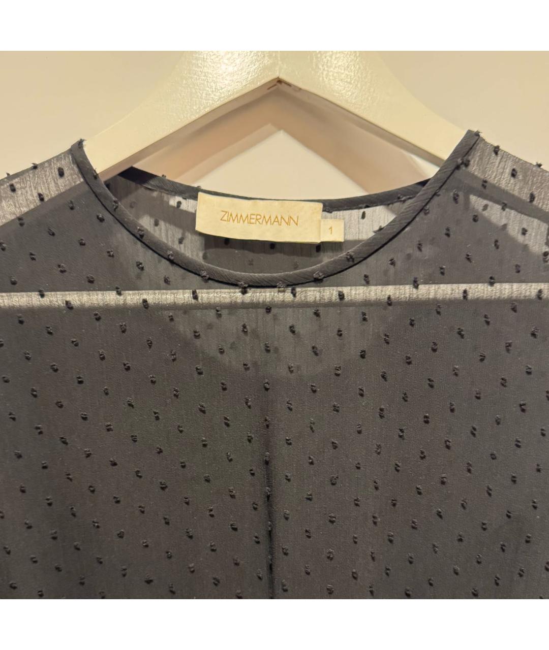ZIMMERMANN Черное полиэстеровое коктейльное платье, фото 3