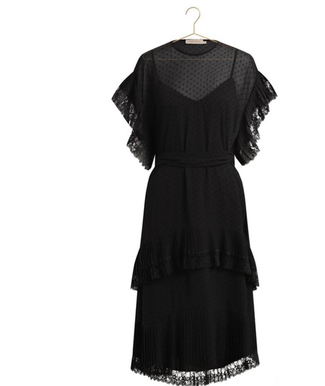 ZIMMERMANN Черное полиэстеровое коктейльное платье, фото 5