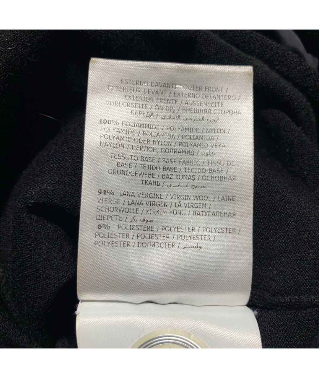 MONCLER Черный шерстяной джемпер / свитер, фото 8