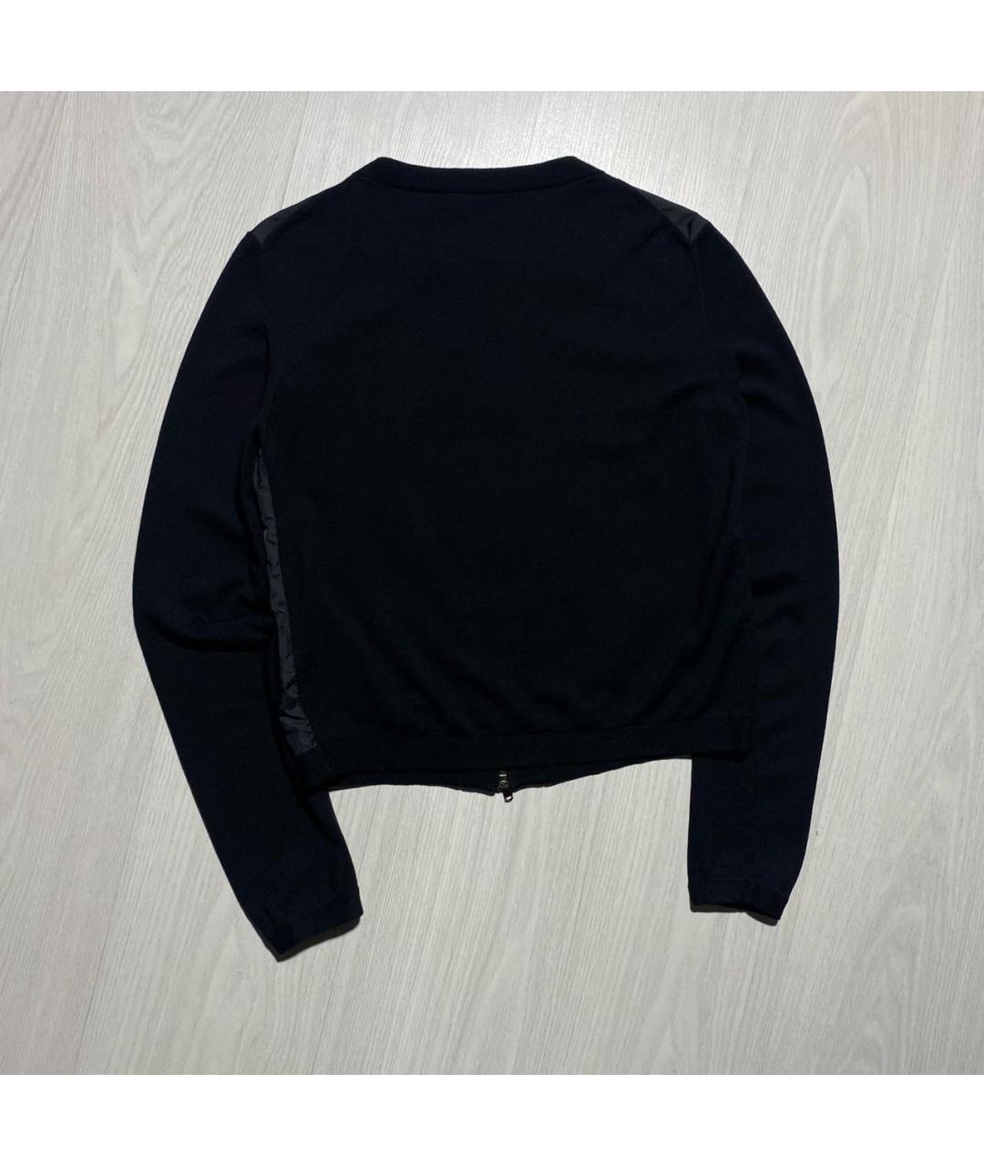 MONCLER Черный шерстяной джемпер / свитер, фото 6