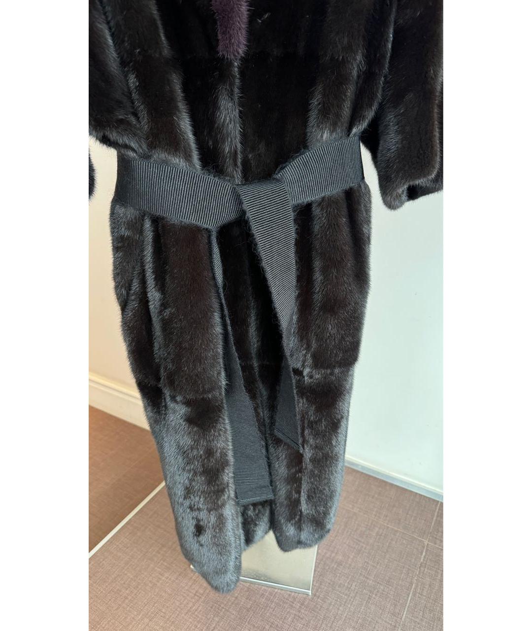 RINDI Коричневая меховая шуба, фото 3