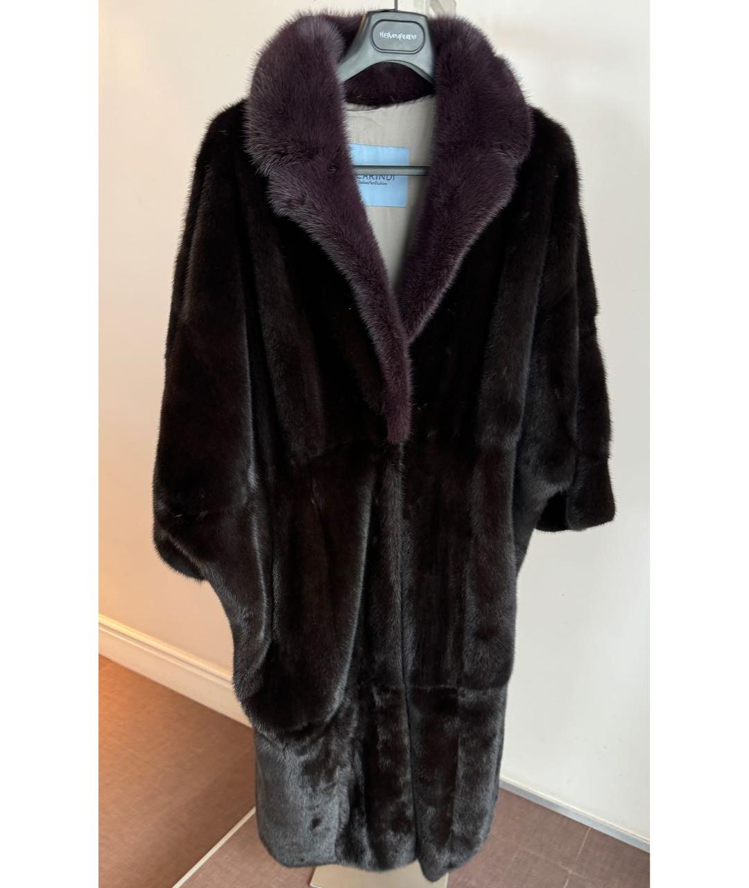 RINDI Коричневая меховая шуба, фото 9
