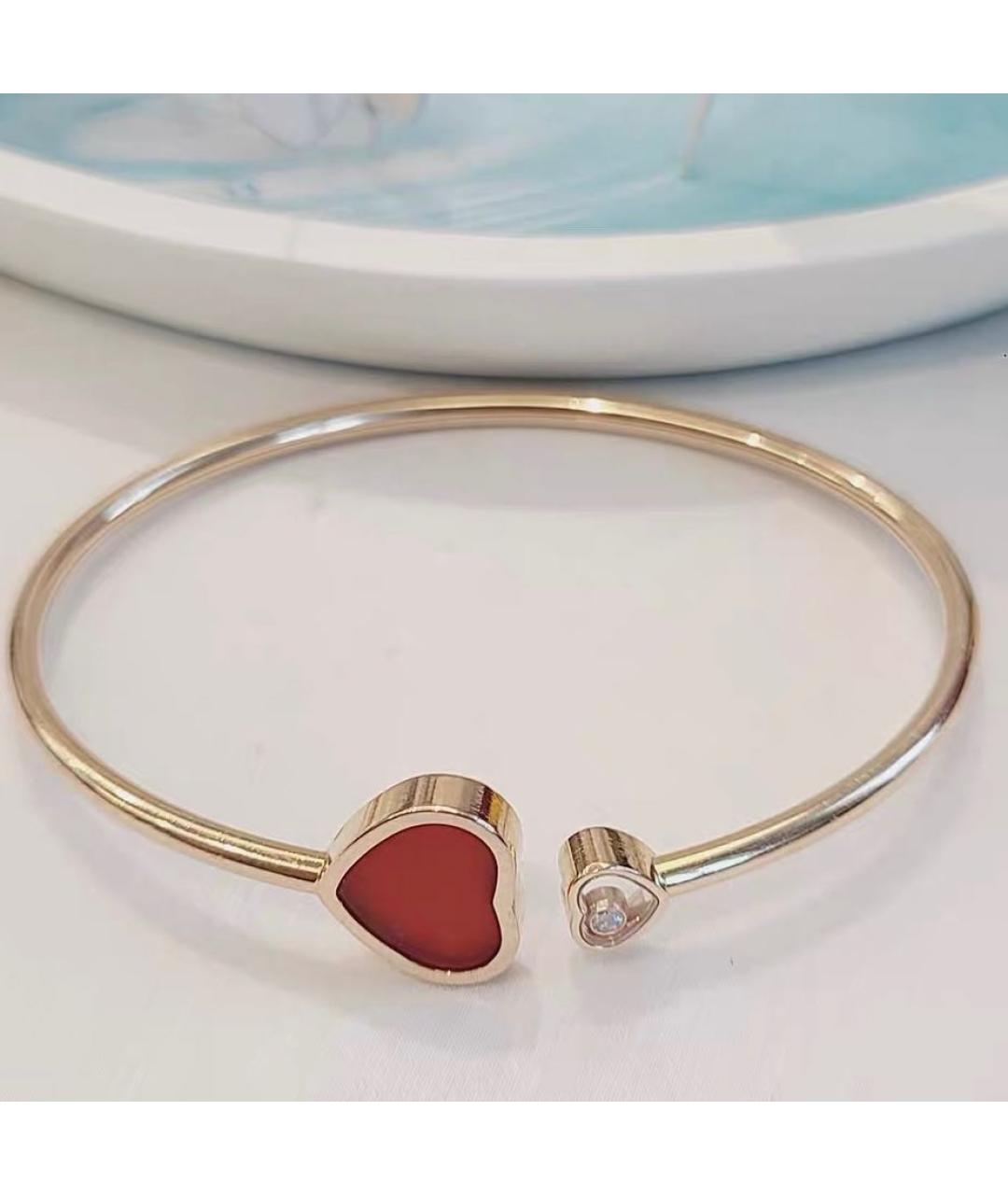 CHOPARD Красный браслет из розового золота, фото 3