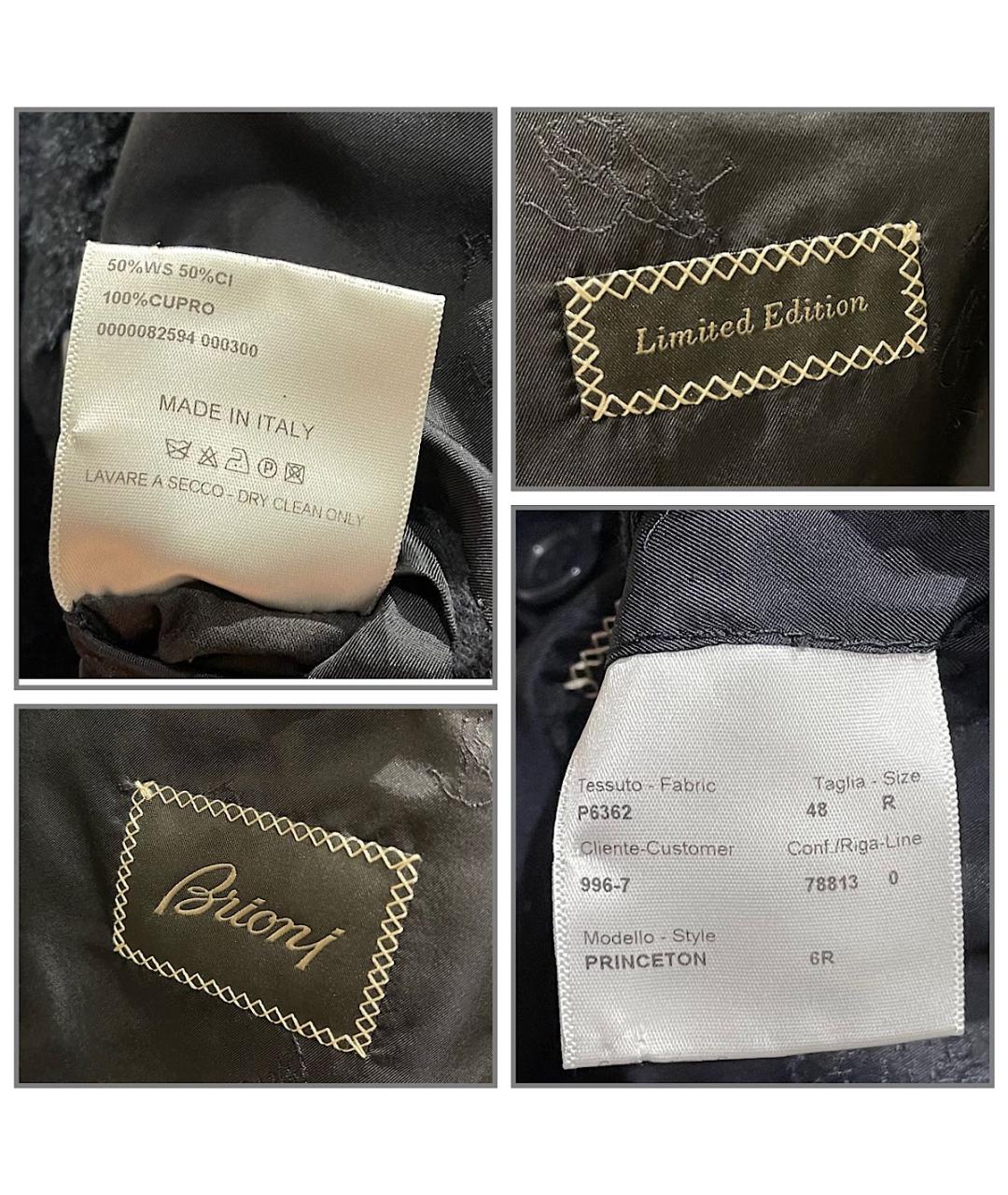 BRIONI Темно-синее кашемировое пальто, фото 8