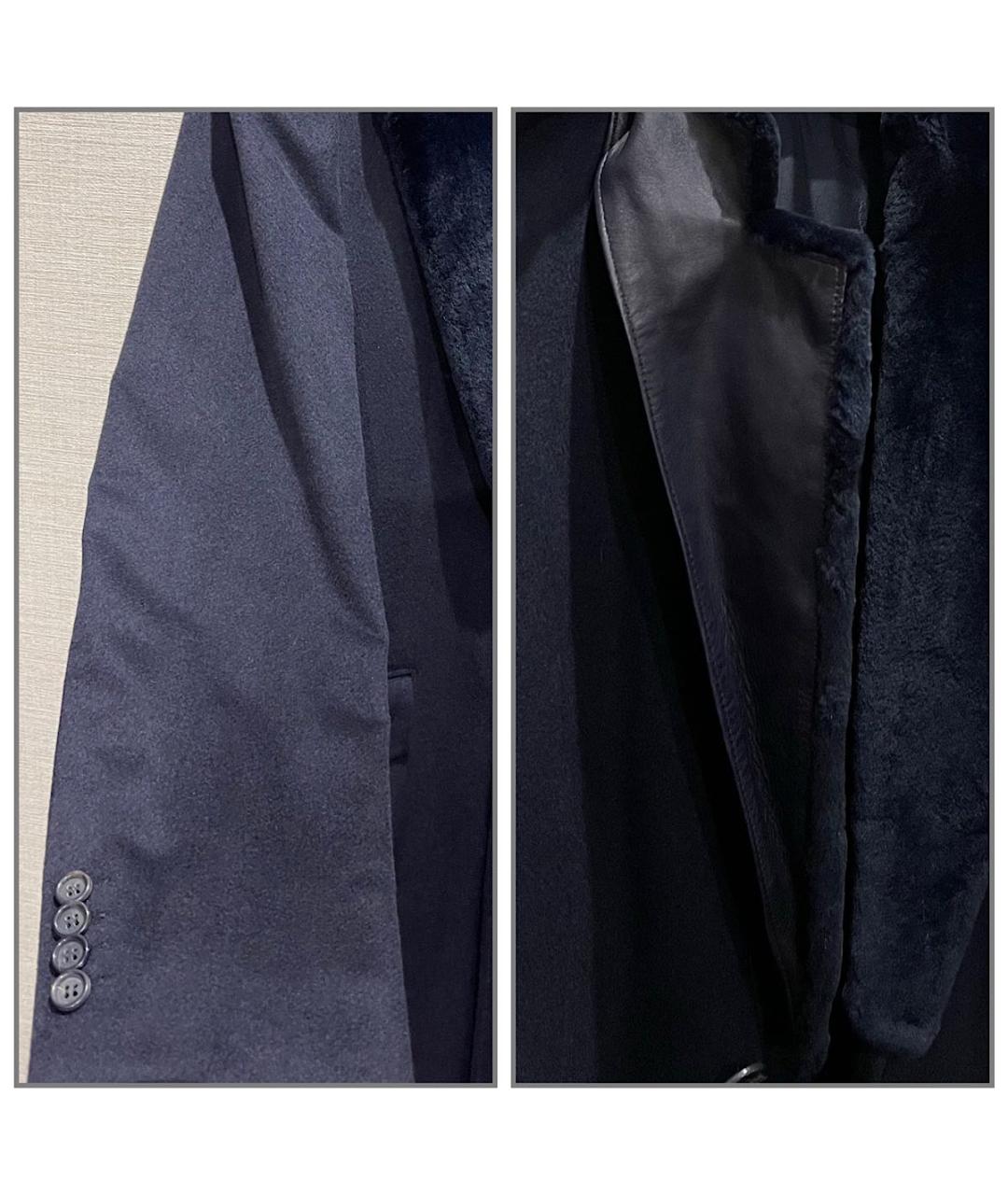 BRIONI Темно-синее кашемировое пальто, фото 6