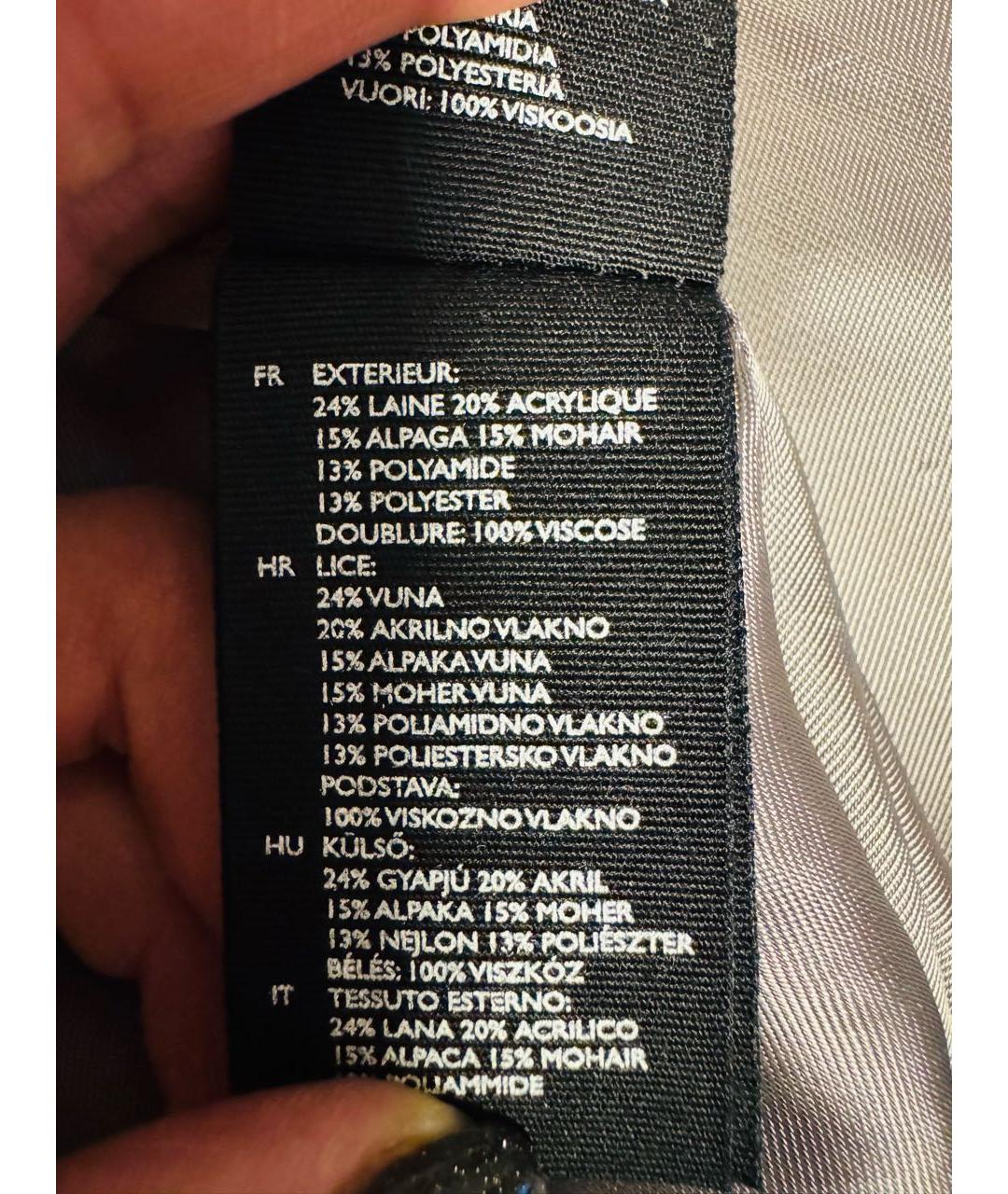 COS Мульти шерстяное пальто, фото 6