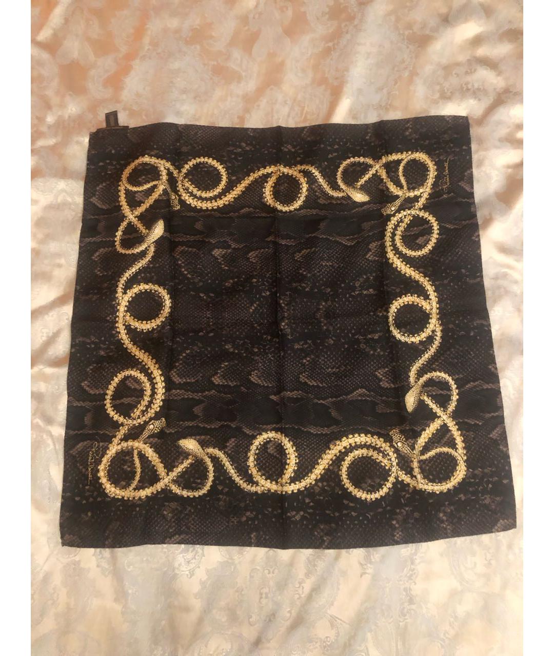 ROBERTO CAVALLI Мульти шелковый платок, фото 4