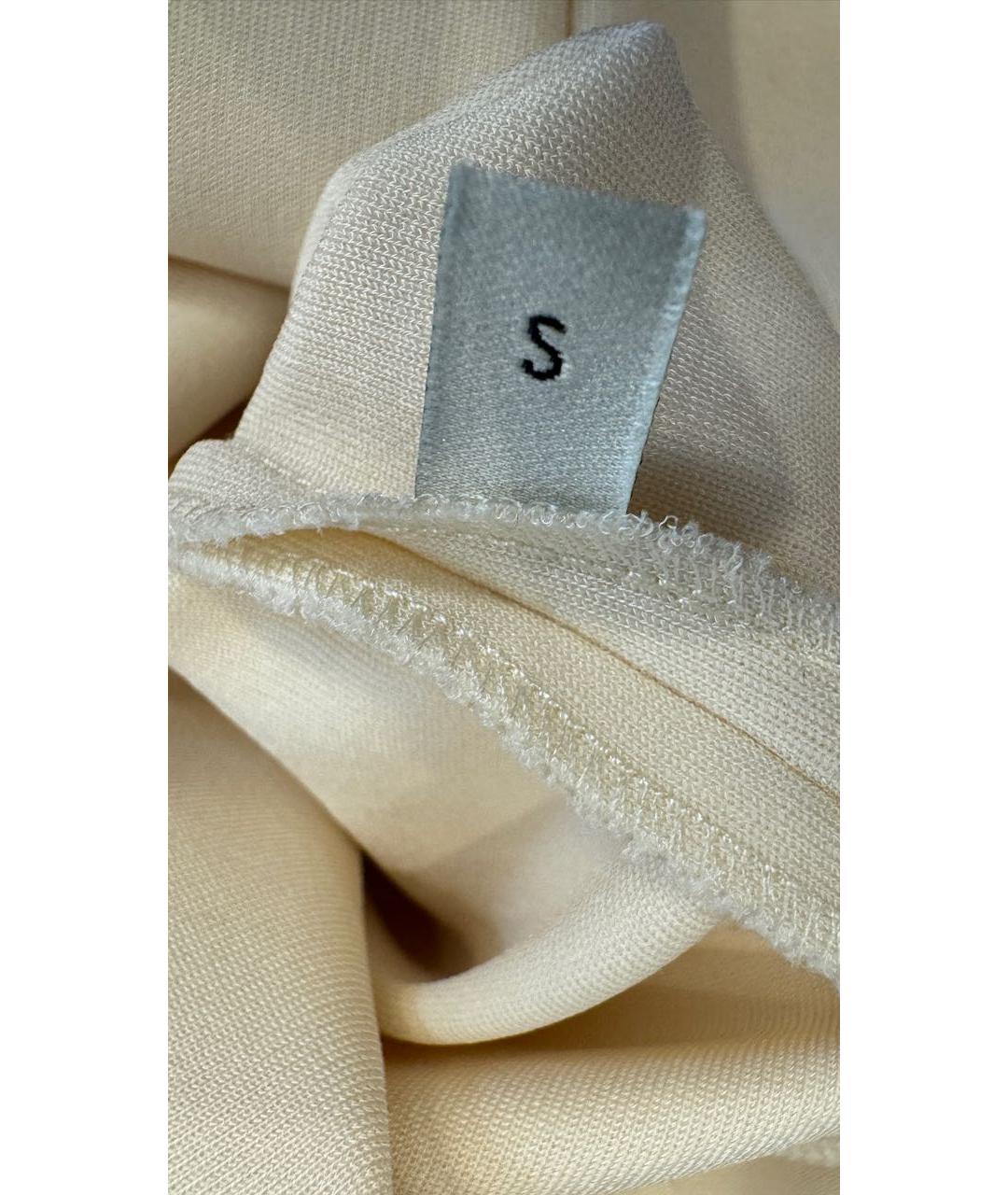 GUCCI Белое полиэстеровое коктейльное платье, фото 4