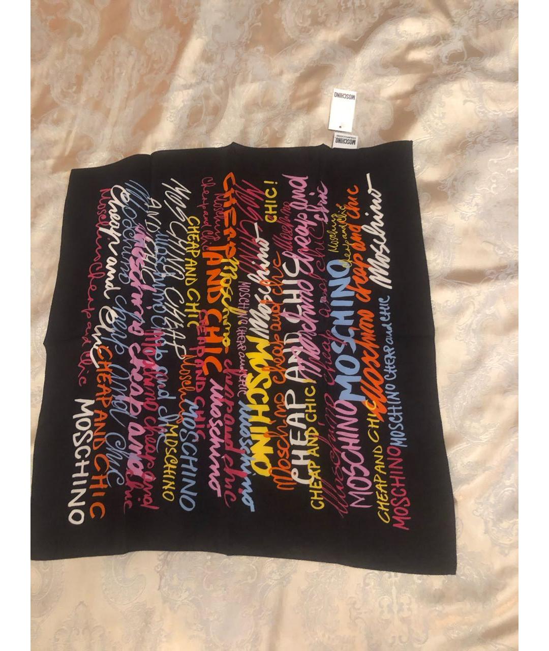 MOSCHINO Мульти шелковый платок, фото 2