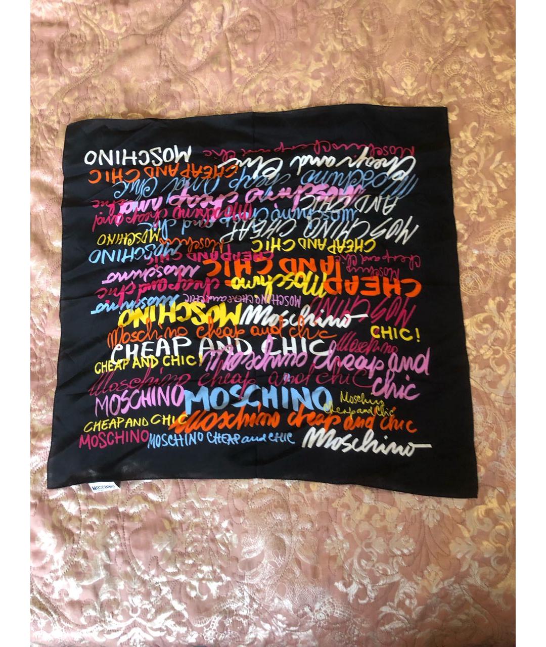 MOSCHINO Мульти шелковый платок, фото 5