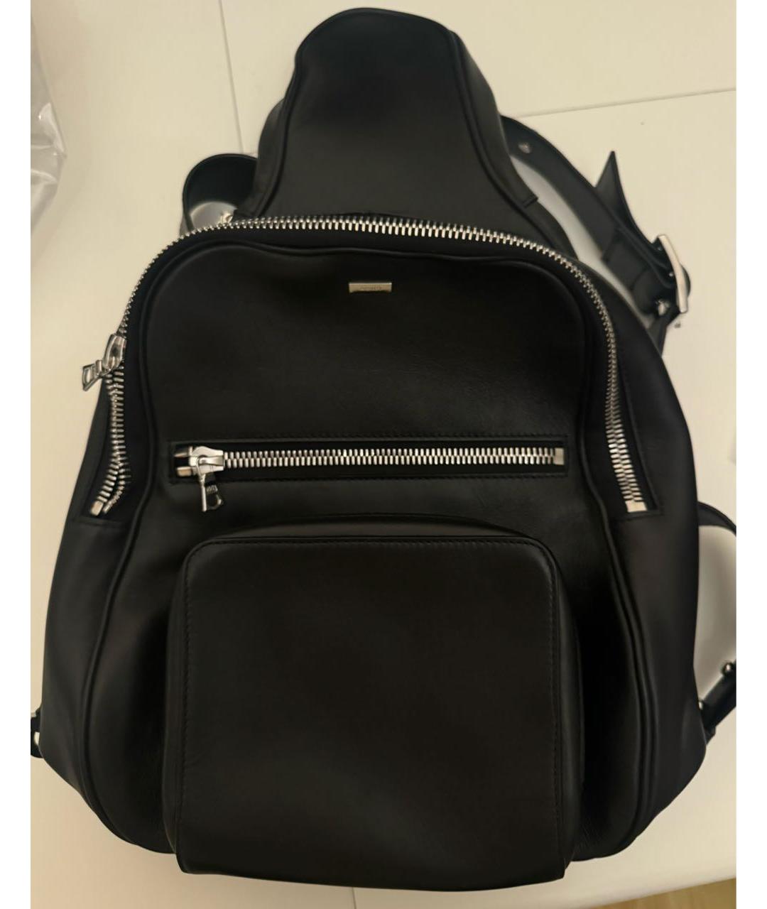 AMIRI Черная кожаная сумка на плечо, фото 4