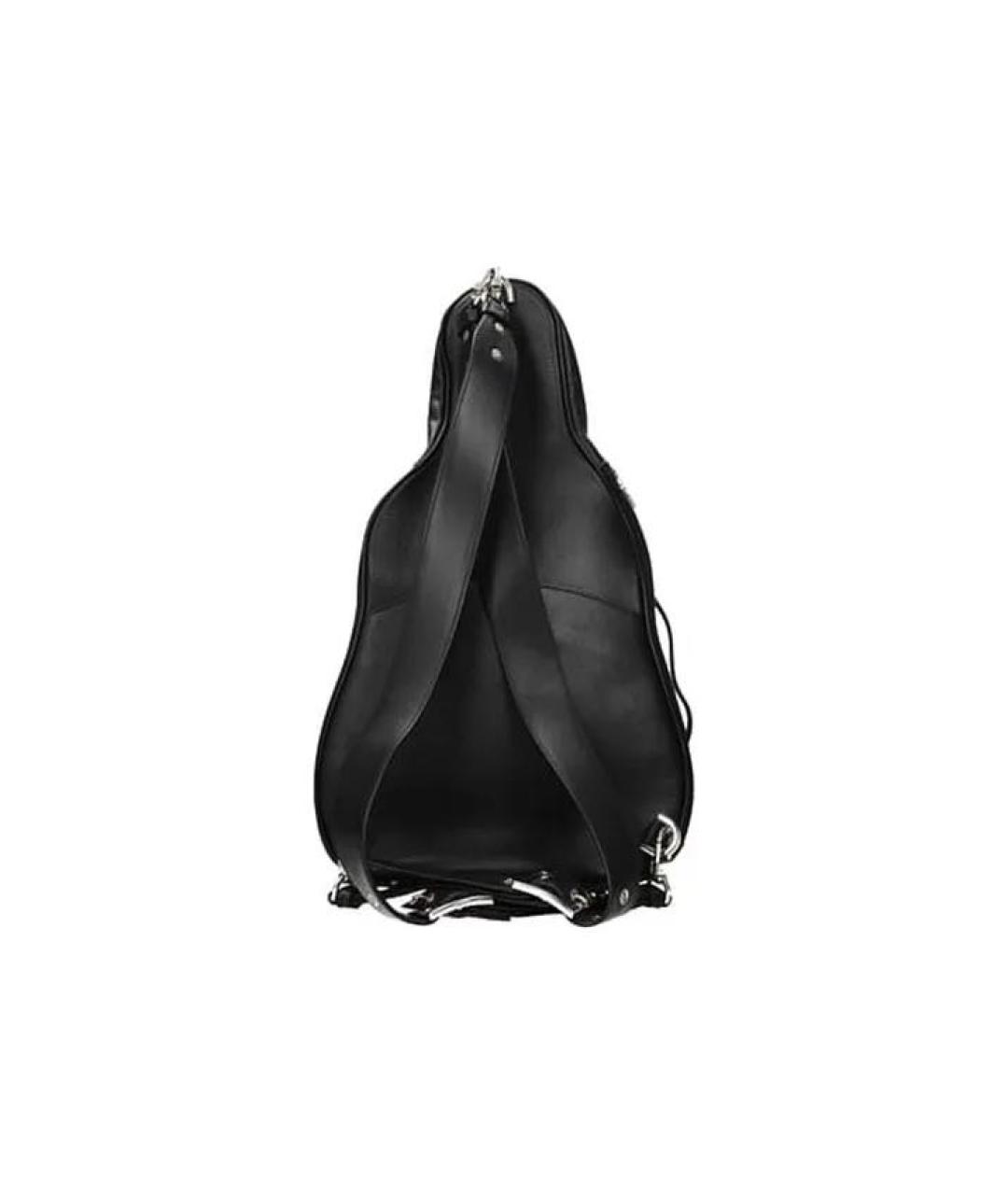 AMIRI Черная кожаная сумка на плечо, фото 3