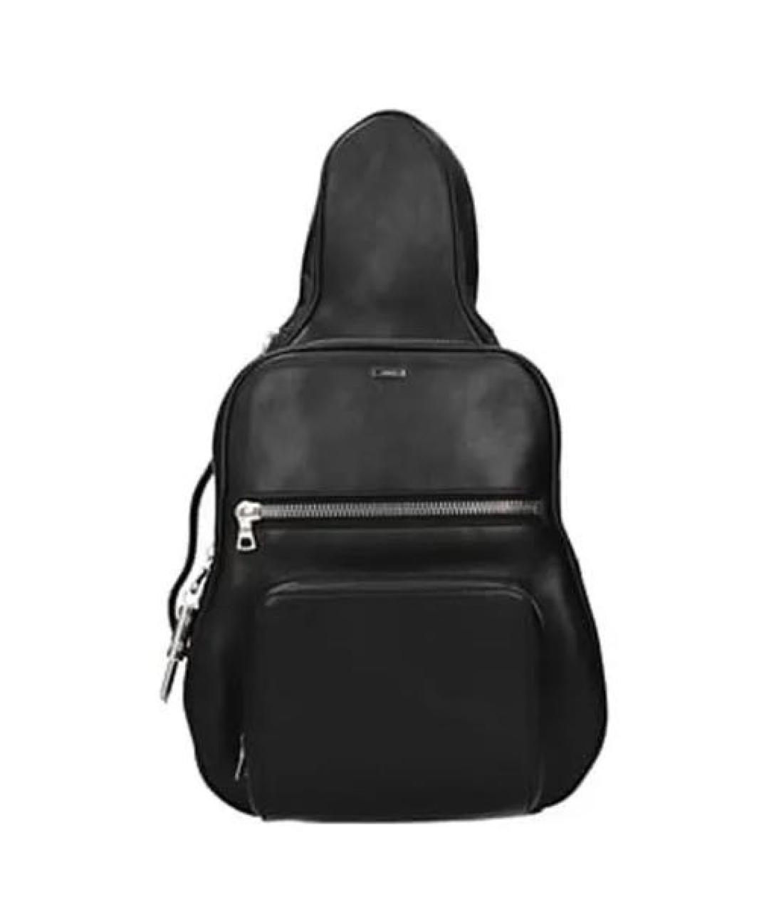 AMIRI Черная кожаная сумка на плечо, фото 1