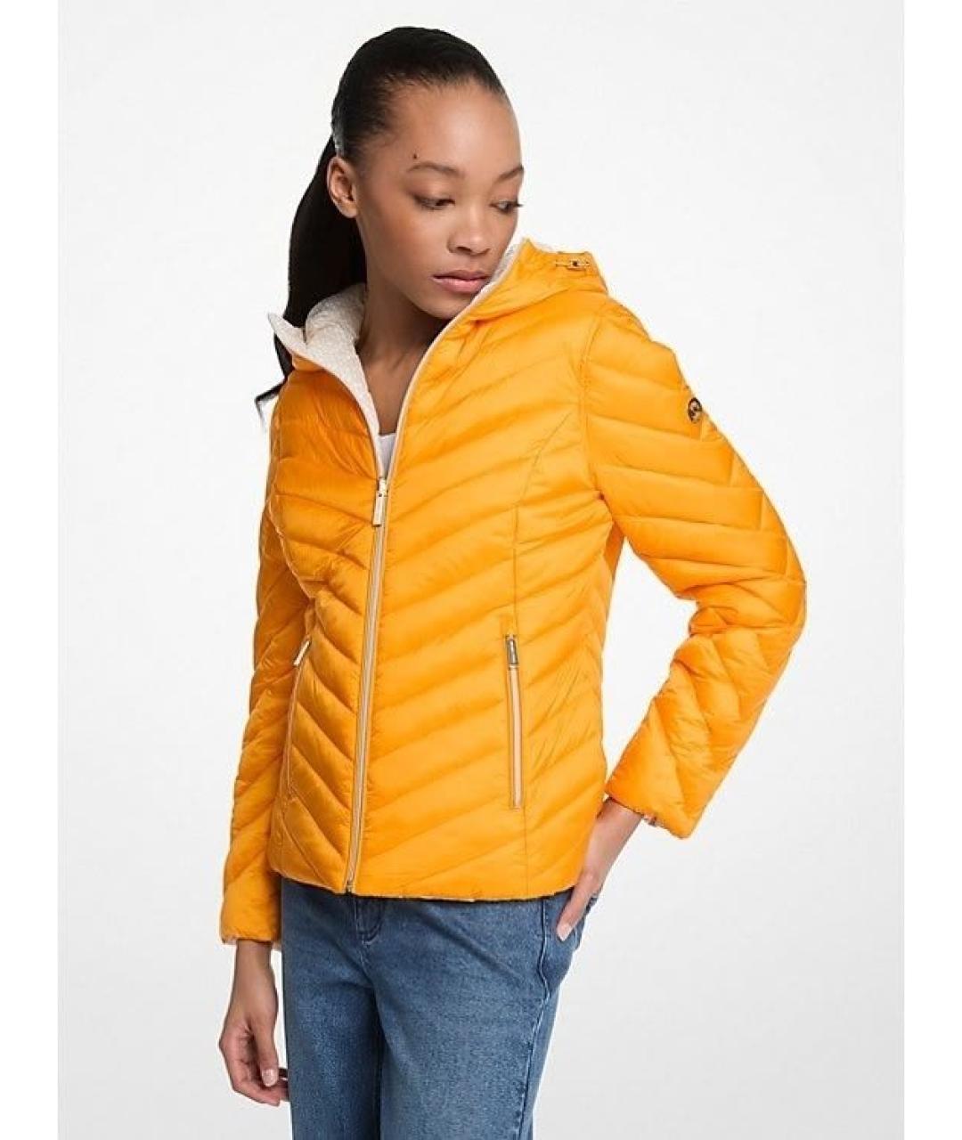 MICHAEL KORS Оранжевая куртка, фото 2
