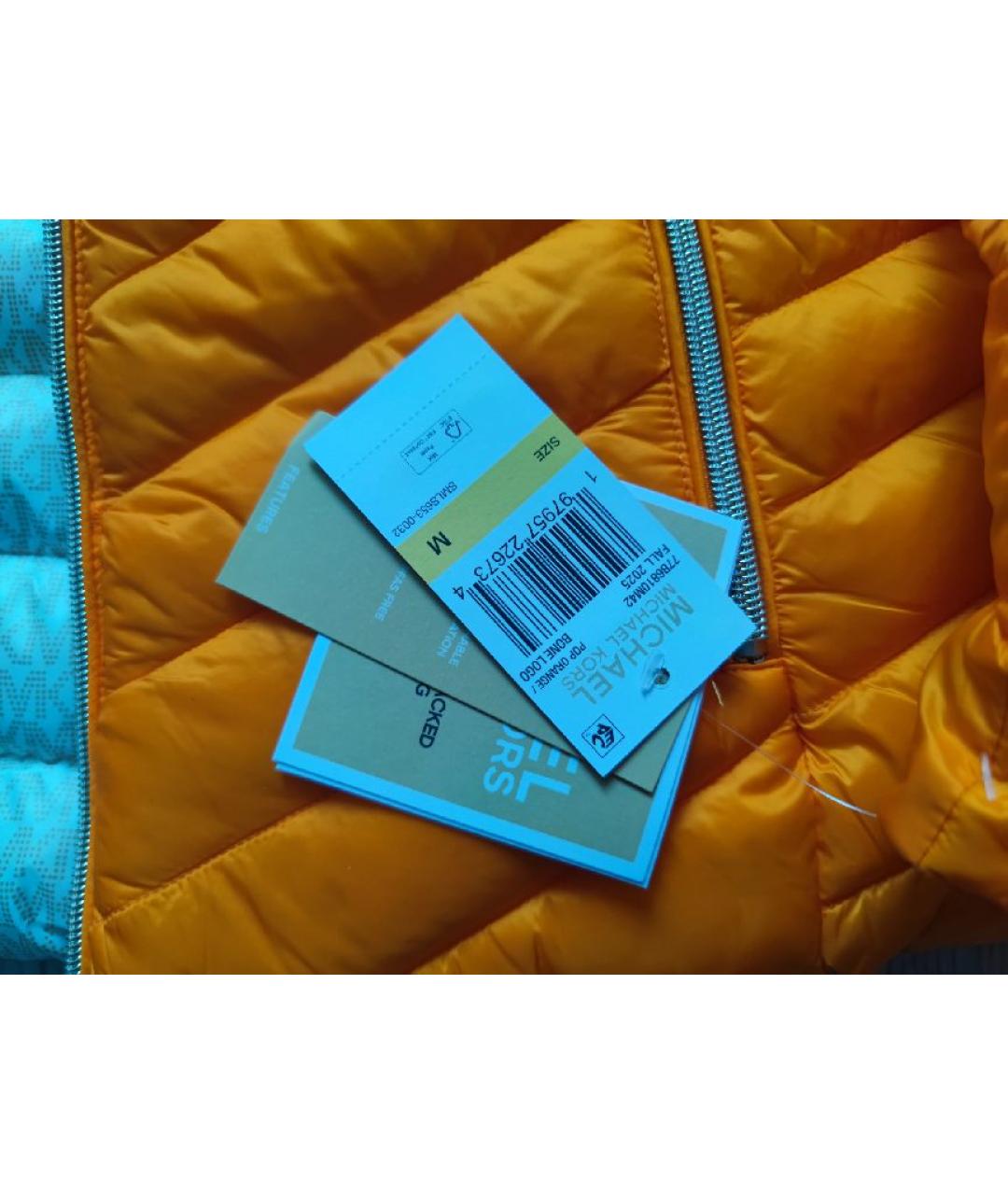 MICHAEL KORS Оранжевая куртка, фото 6
