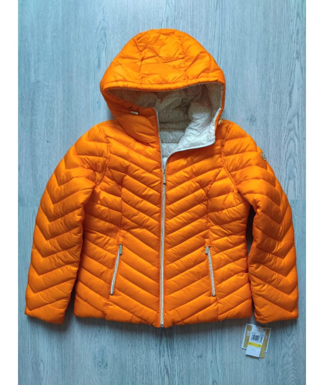MICHAEL KORS Оранжевая куртка, фото 10