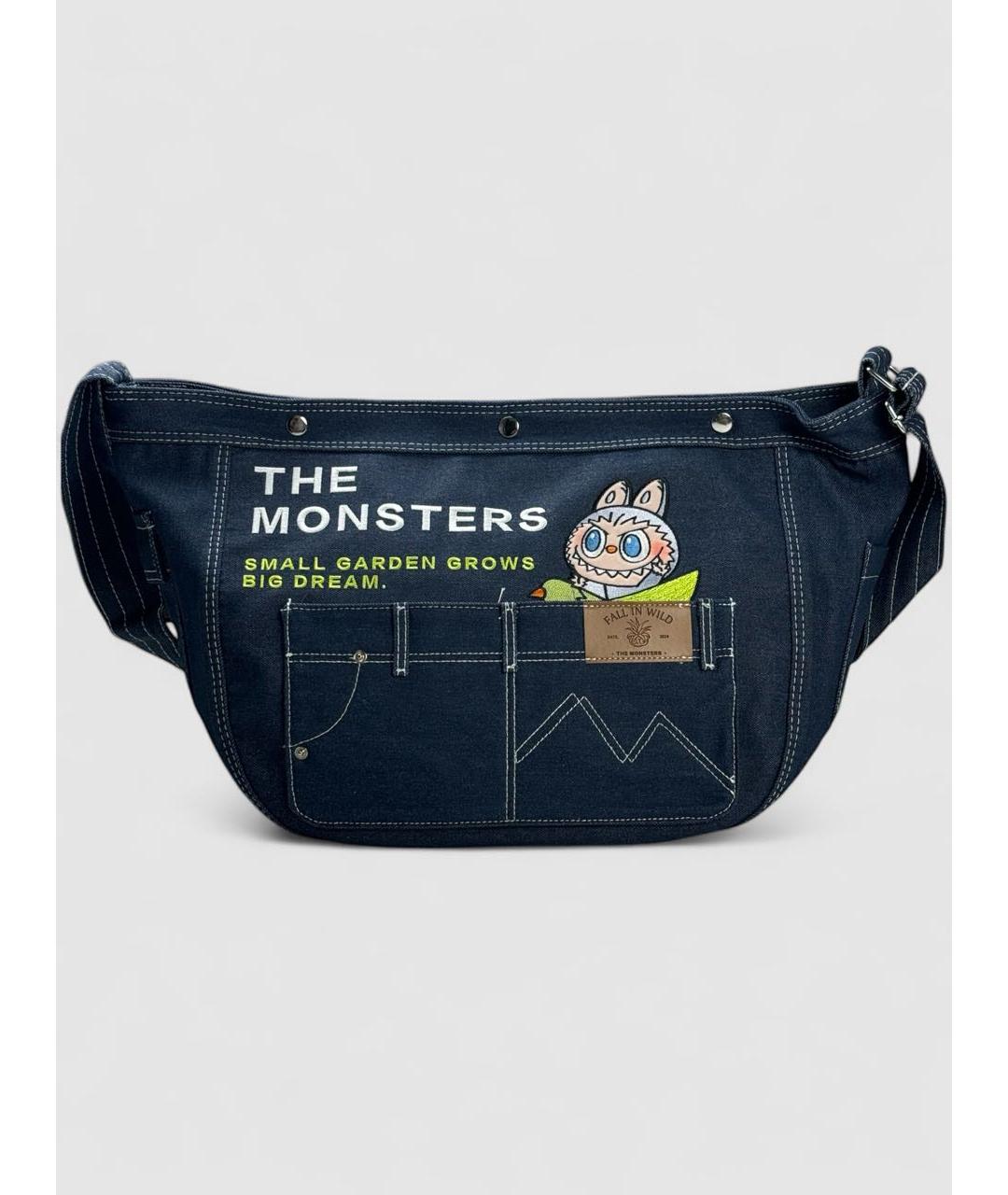 Labubu Темно-синяя деним сумка через плечо, фото 5