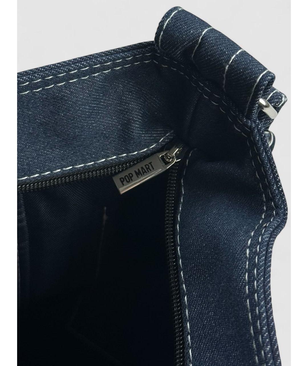 Labubu Темно-синяя деним сумка через плечо, фото 3