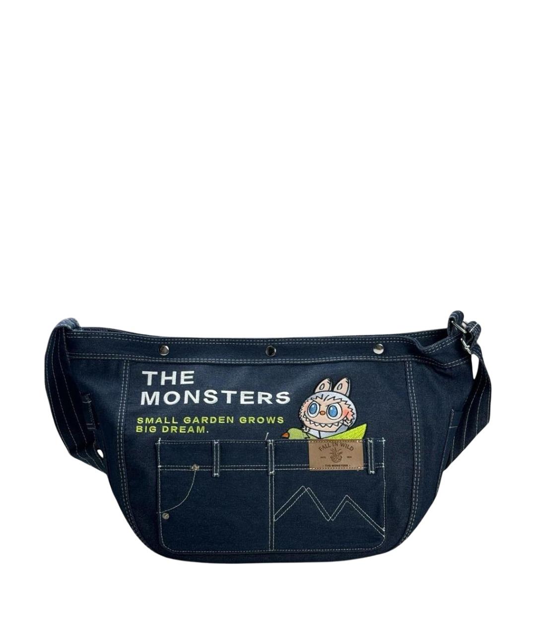 Labubu Темно-синяя деним сумка через плечо, фото 1