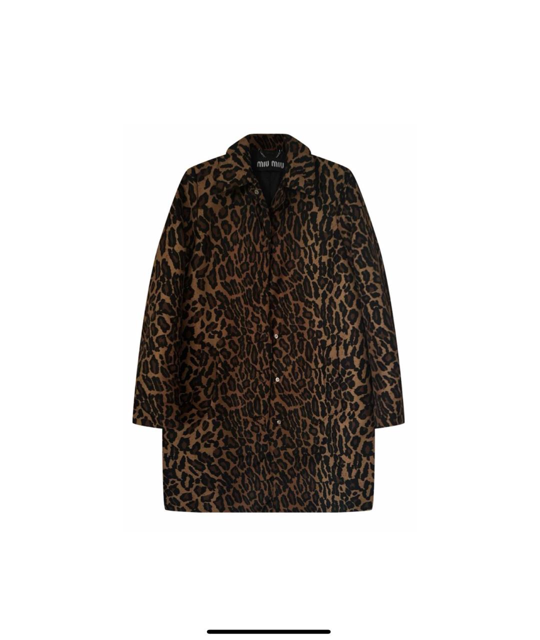 MIU MIU Коричневый тренч/плащ, фото 9