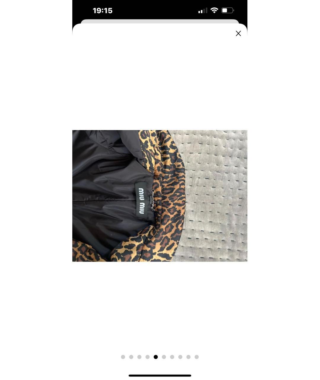 MIU MIU Коричневый тренч/плащ, фото 8