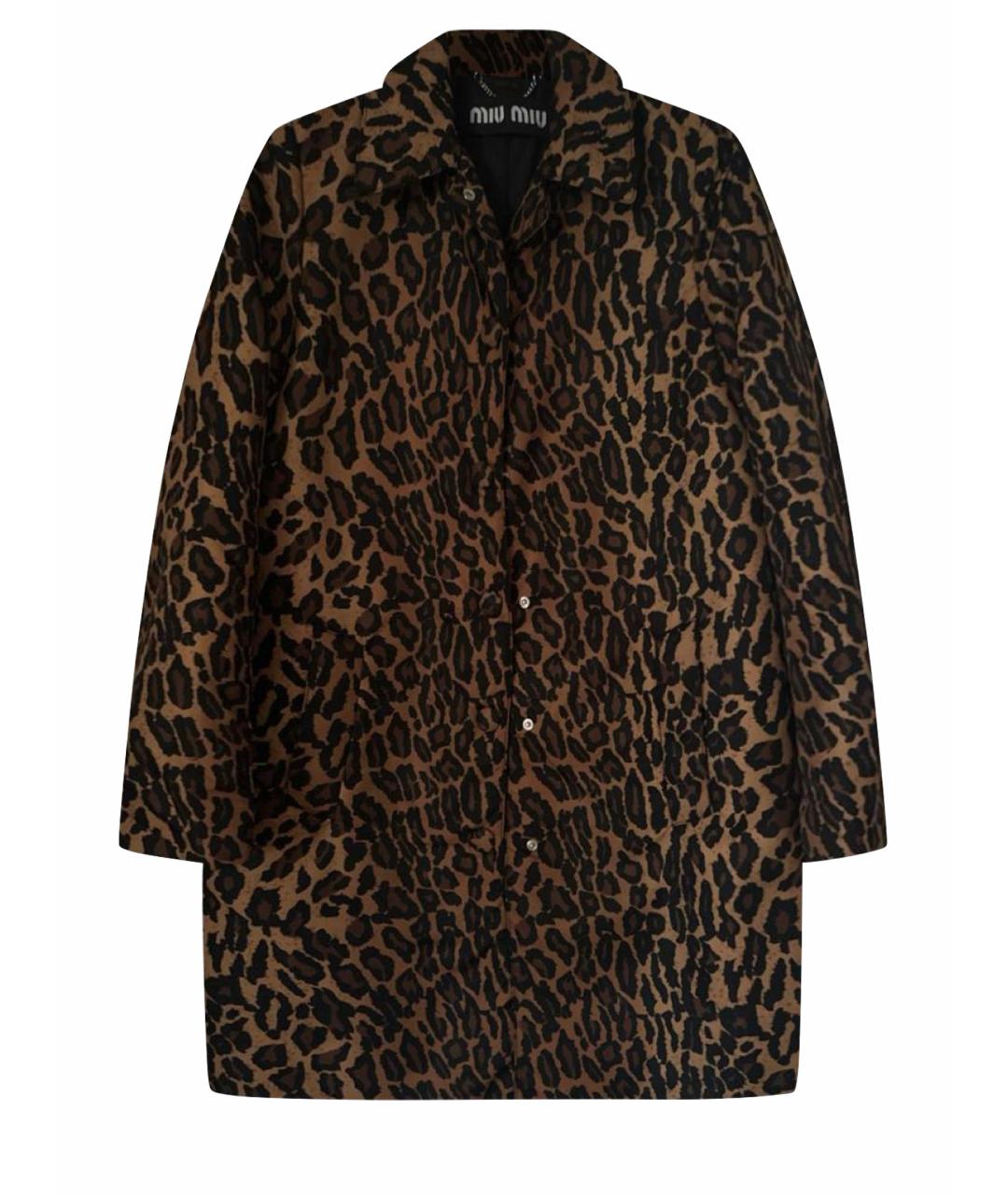 MIU MIU Коричневый тренч/плащ, фото 1