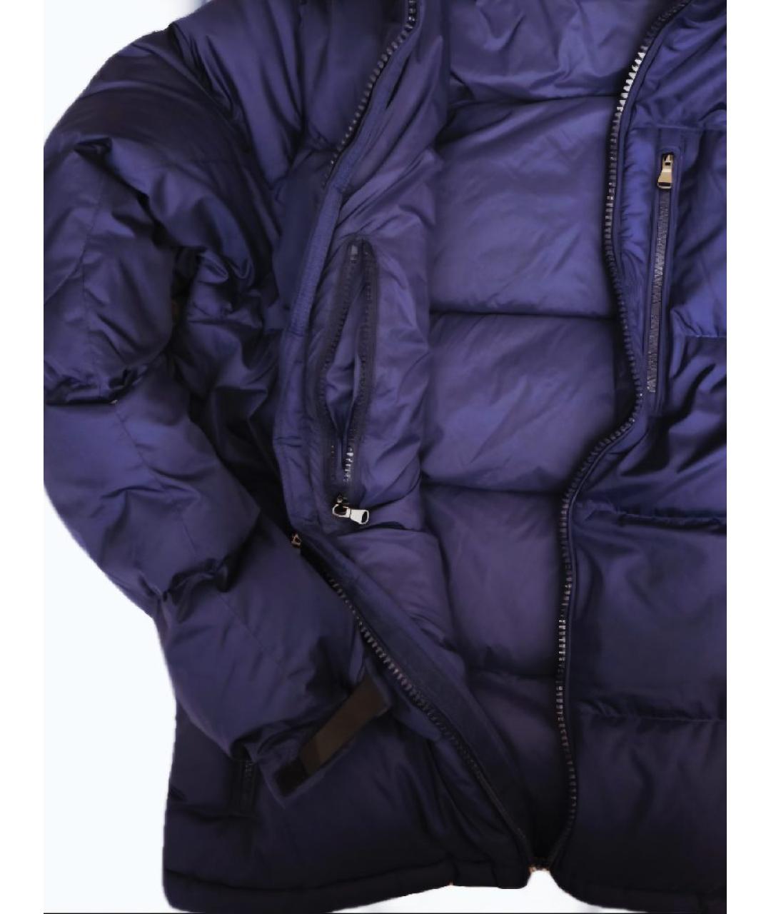 POLO RALPH LAUREN Темно-синий полиэстеровый пуховик, фото 4