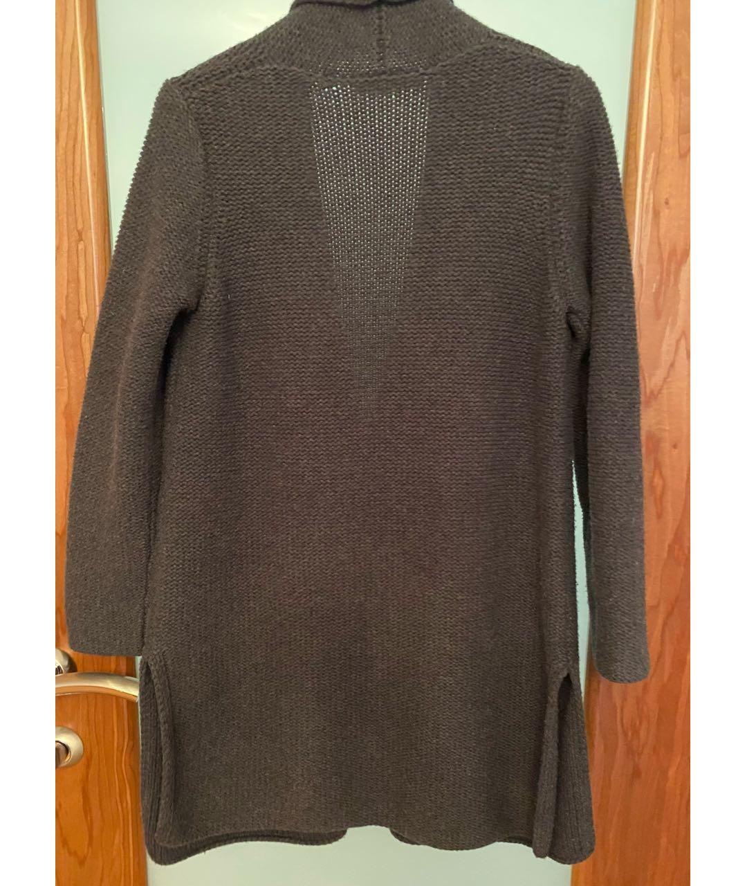 FABIANA FILIPPI Антрацитовый шерстяной кардиган, фото 2