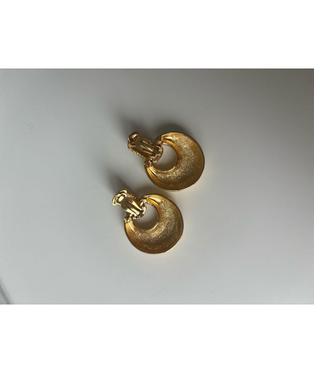 GIVENCHY Золотые металлические клипсы, фото 5